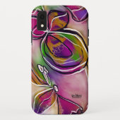 "Pinks and Greens Floral"-telefoonzaak Case-Mate iPhone Case (Achterkant)