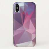 Pinks Blues Abstracte piramide Pattern Art Case-Mate iPhone Case (Achterkant)