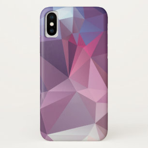 Pinks Blues Abstracte piramide Pattern Art Case-Mate iPhone Case