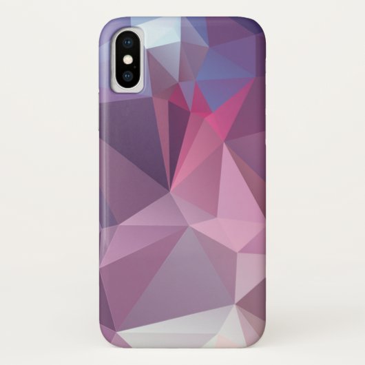 Pinks Blues Abstracte piramide Pattern Art Case-Mate iPhone Case (Achterkant)
