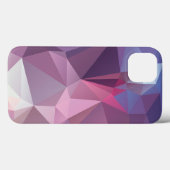 Pinks Blues Abstracte piramide Pattern Art Case-Mate iPhone Case (Achterkant (horizontaal))