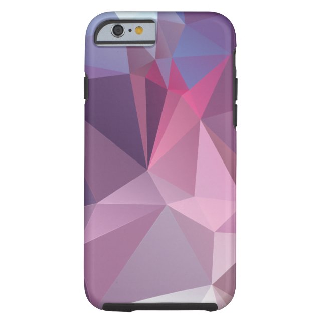 Pinks Blues Abstracte piramide Pattern Art Case-Mate iPhone Case (Achterkant)