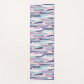 Pinks & Blues Gestreepte Yoga Mat – Stijlvol (Voorkant)