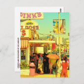 pinks - Briefkaart (Voorkant / Achterkant)