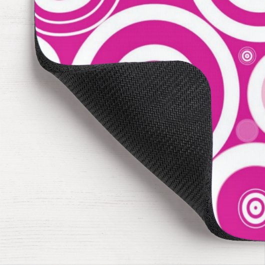 Pinks Circles Mouse Mat Muismat (Hoek)