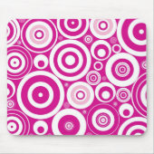 Pinks Circles Mouse Mat Muismat (Voorkant)