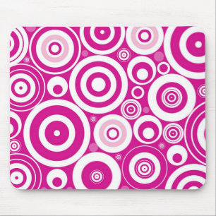 Pinks Circles Mouse Mat Muismat