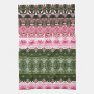 Pinks en Groen Theedoek