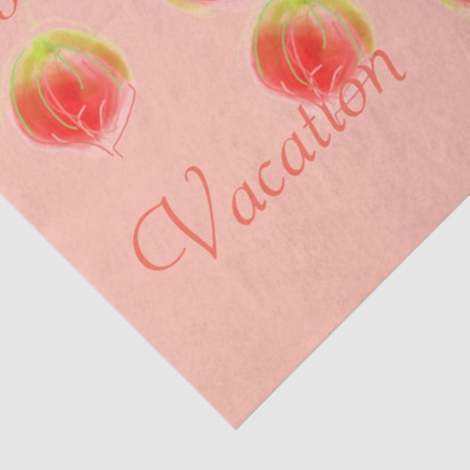 Pinks en koraal bloemig ambachtelijk tissuepapier (Detail)