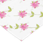 Pinks en limoengroen korte tafelloper (Hoek)