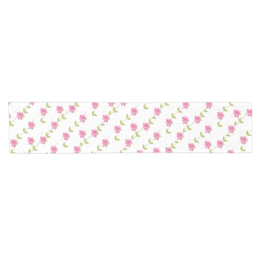 Pinks en limoengroen korte tafelloper (Horizontaal)