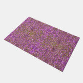 Pinks en Purples Abstract Kaleidoscope Patroon Deurmat (Schuin)