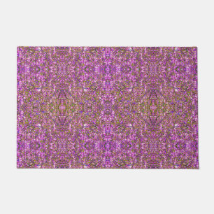 Pinks en Purples Abstract Kaleidoscope Patroon Deurmat