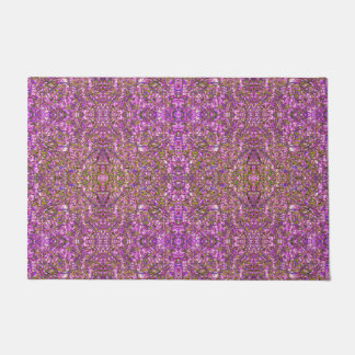 Pinks en Purples Abstract Kaleidoscope Patroon Deurmat