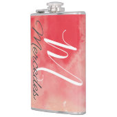 Pinks en Reds Tie Dye iPad Smart Hoesje Heupfles (Links)