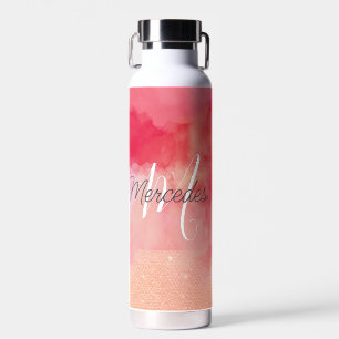 Pinks en Reds Tie Dye iPad Smart Hoesje Waterfles