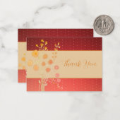 Pinks en Rusty Brown Notitiekaartje (Voorkant / Achterkant in situ)