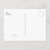 Pinks in Bloom Baby shower Uitnodiging Briefkaart (Achterkant)