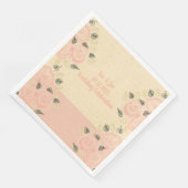 Pinks met pooldots servet (Hoek)