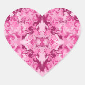 Pinks op Pinks Hart Sticker (Voorkant)