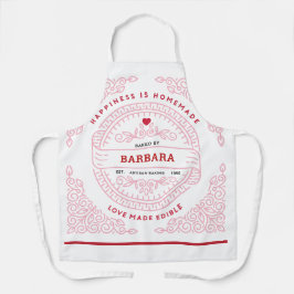  PINKS Scroll Love Made Eetable Hipster Lines Schort