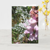 Pinks! Wenskaart Kaart (Gele Bloem)