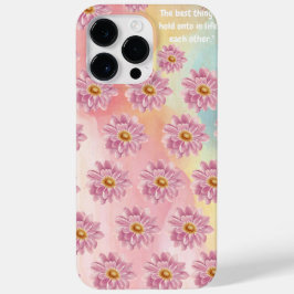Pinksterbloemen patroon Case-Mate iPhone 14 pro max hoesje