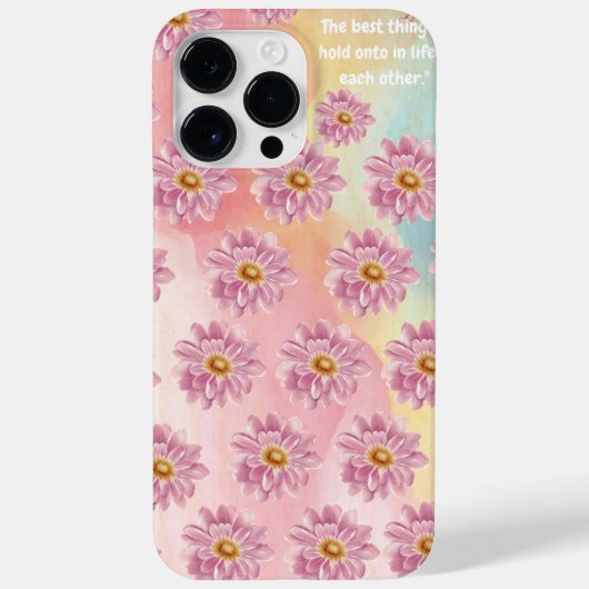Pinksterbloemen patroon Case-Mate iPhone case (Achterkant)
