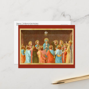 Pinksteren: Afdaling van de Heilige Geest (SB 01) Briefkaart