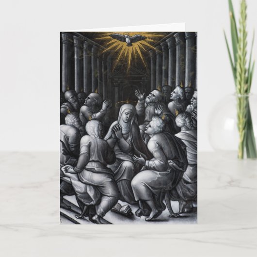 Pinksteren Bevestiging Kunstwerk van Pierre Reymon Feestdagen Kaart (Voorkant)