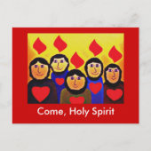 Pinksteren Briefkaart (Voorkant)