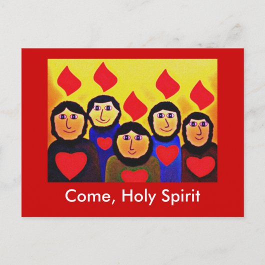 Pinksteren Briefkaart (Voorkant)