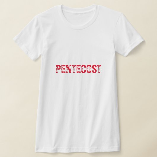 Pinksteren. De afstamming van de Heilige Geest. T-shirt (Laagn)