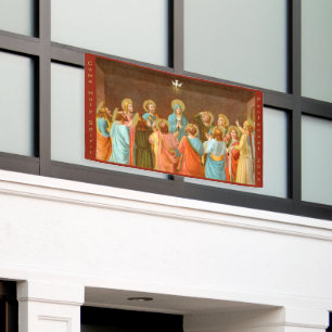 Pinksteren: Nederdaling van de Heilige Geest (SB Spandoek
