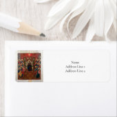 Pinksteren Orthodox Christelijk Byzantijns icoon Etiket (Insitu)