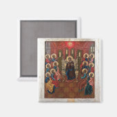 Pinksteren Orthodox Christelijk Byzantijns icoon Magneet (Voorkant / Achterkant)