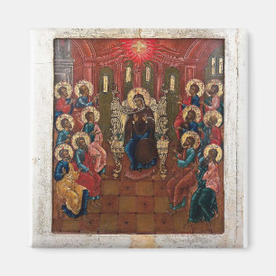 Pinksteren Orthodox Christelijk Byzantijns icoon Magneet