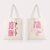 Pinksteren voor God, zo liefdevol de wereld | Bijb Tote Bag