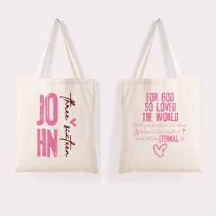 Pinksteren voor God, zo liefdevol de wereld   Bijb Tote Bag