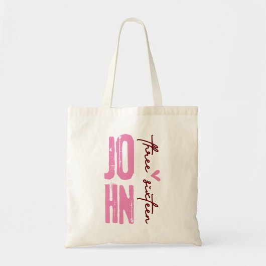 Pinksteren voor God, zo liefdevol de wereld | Bijb Tote Bag (Voorkant)