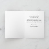 Pinksteren Vuur van Heilige Geest Duif op Zwart Kaart (Binnen)