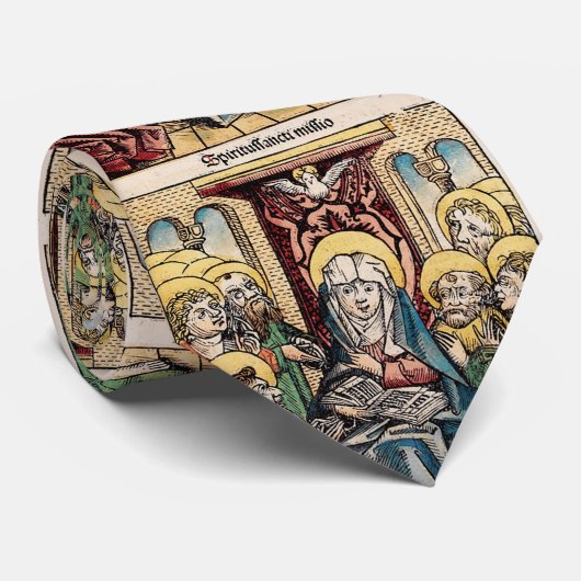 Pinksterscène na Paaszondag Stropdas (Opgerold)