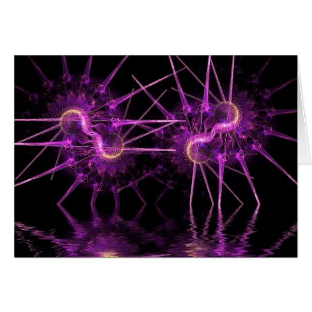 PINKSTiKS FractalArt Kaart (Voorkant Horizontaal)