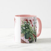 PINKSTRIPEN EN HANDGEDEELTE WATERVERF STROMEN   MOK (Voorkant rechts)