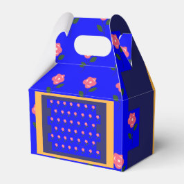  PINKSTROMEN OP DIEPE BLAUW BEDANKDOOSJES