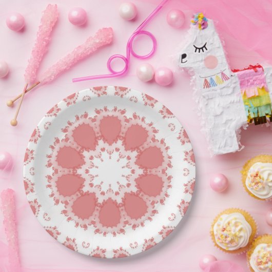 PINKSTROMEN PAPIEREN BORDJE (Feest)