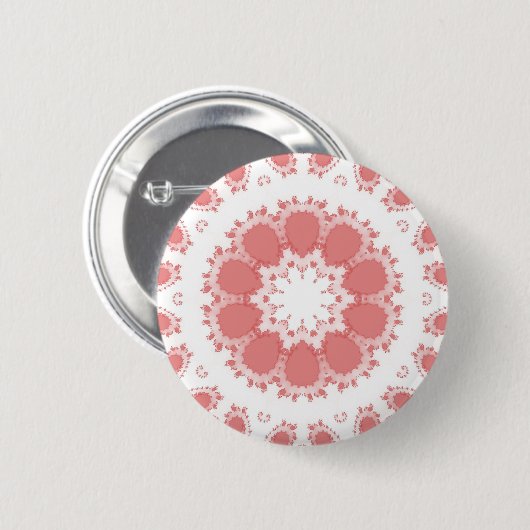 PINKSTROMEN RONDE BUTTON 5,7 CM (Voorkant /achterkant)