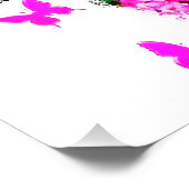  PINKSTROOM EN BUTTERFLESSERENITEITSPRAYER FOTO AFDRUK (Hoek)