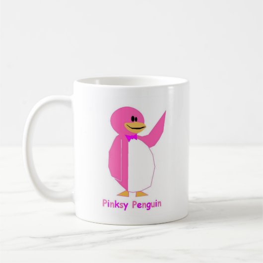 Pinksy Penguin Mok (Links)