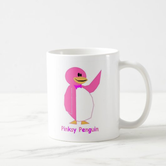 Pinksy Penguin Mok (Rechts)